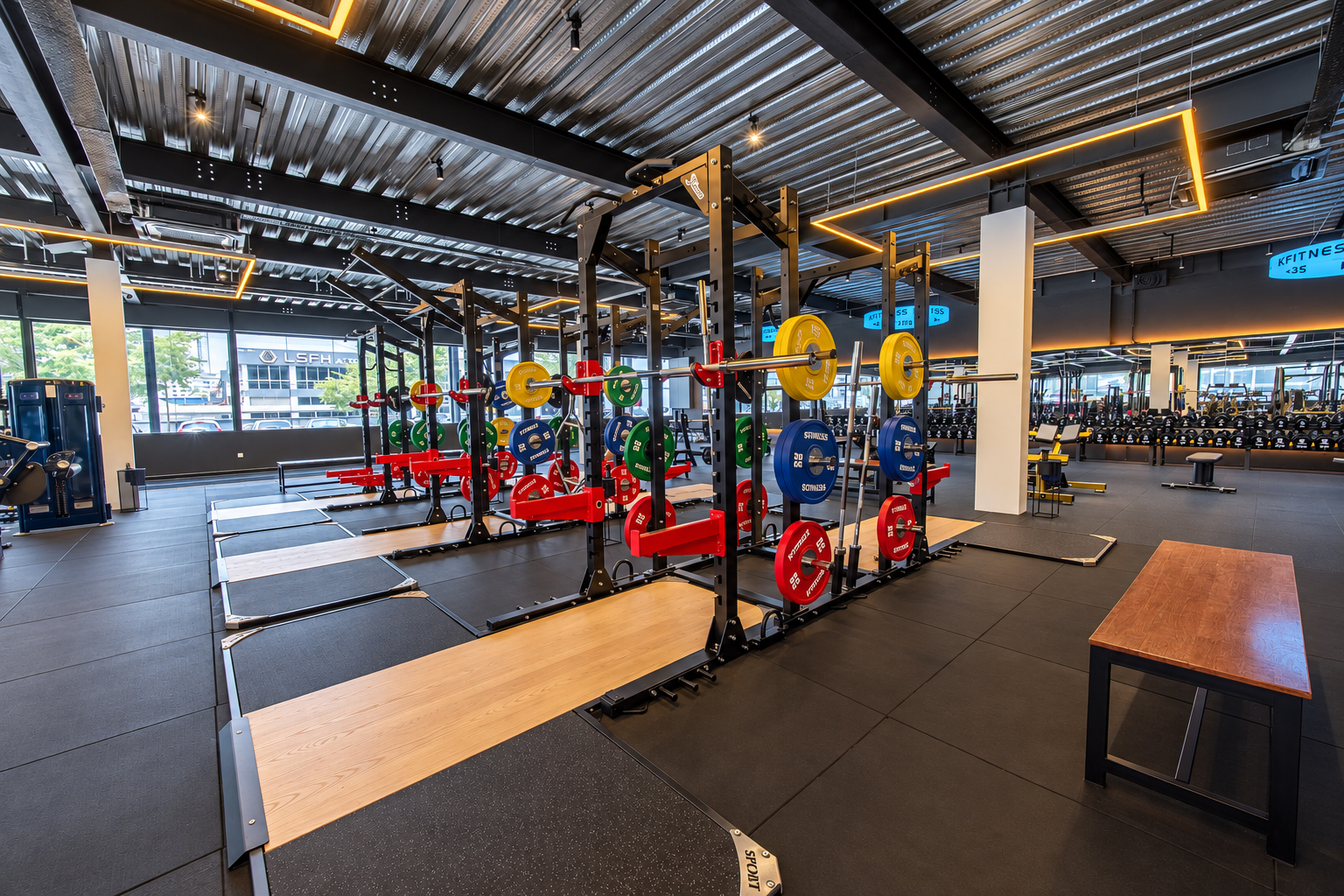 KFITNESS Subang gym interior